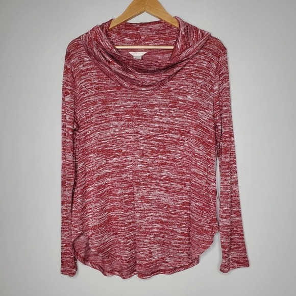 Caslon Space Knit Cowl Neck Tunic Sweater Sz XS - Picture 11 of 11